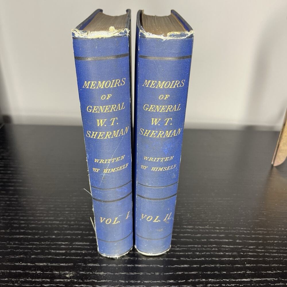Memoirs of General William T. Sherman 2 vol. First Edition 1875
